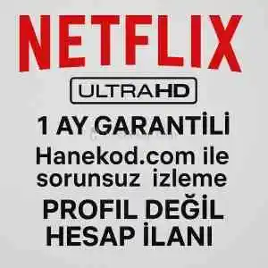 Netflix Türkiye UltraHD 4K Tüm Hesap Fırsat