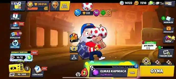 Brawl stars standart hesap 60 karakterli