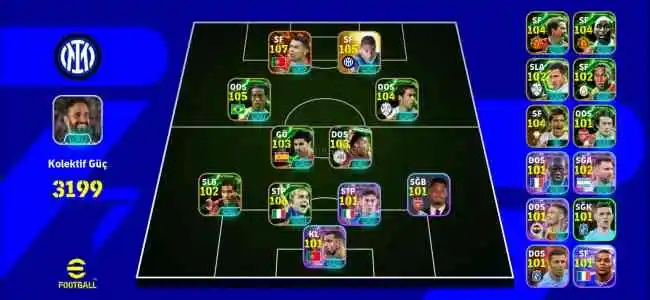 107 Cristiano 106 Adriano 105 ronaldinholu bomba gibi hesap