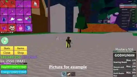 Blox fruit Max level rasgele eşya