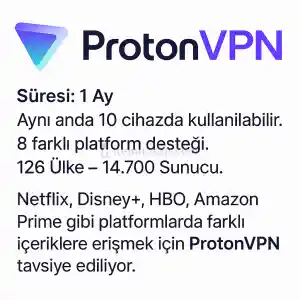 Proton Vpn Plus 1 Ay (Kişiye Özel Hesap)