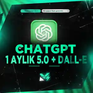 Chatgpt 5.0 Plus 1 Aylik + Dall-E