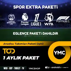 [KOD] 1 Aylik TOD Spor Extra + Eğlence Paketi (TV, telefon, tablet, web)