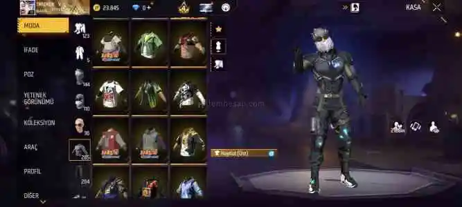 Free Fire Ucuz Hesap 70 Seviye