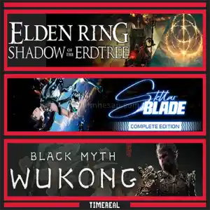 Elden Ring Shadows DLC + Stellar Blade + Black Myth Wukong