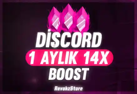 Discord 1 Aylik 14X Boost