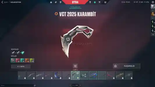 Vct karambitli battle pas li diamond hesap