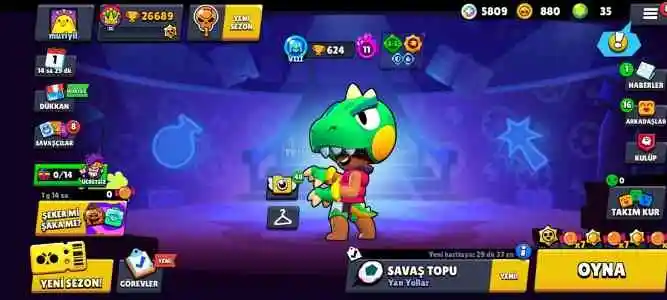 Brawl Stars 26K Kupa 67 Karakter