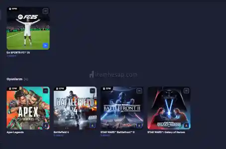 Mail Değişen 40 Oyunlu Hesap