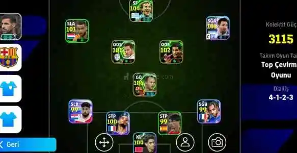 106 inniesta 104 forlan 3115kg