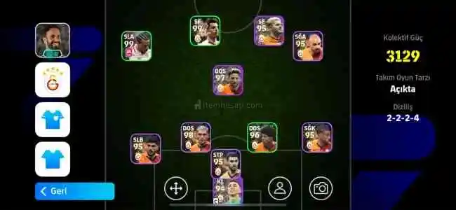 3173kg bombacılı gs kadrolu efso hesap