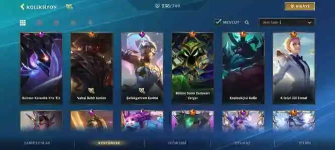 Wild Rift 44K Koleksiyon 238 Kostüm