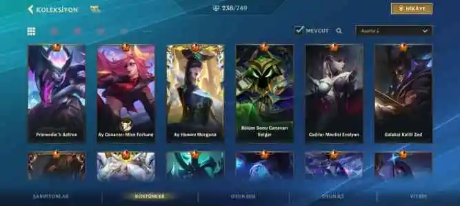 Wild Rift 44K Koleksiyon 238 Kostüm