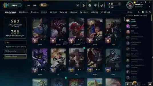 Acil;Lol ANA Hesabimi Satiyorum