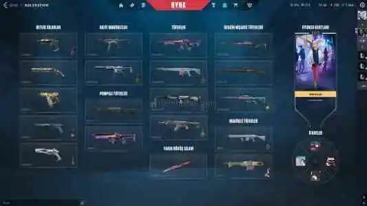 2022'den beri kullandığım valorant ana hesabım