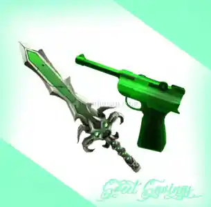 Green Luger Set [Murder Mystery 2-MM2-Roblox]