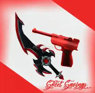 Red Luger Set [Murder Mystery 2-MM2-Roblox]