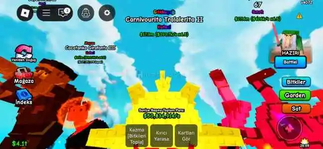 Saniyede 393k veren pet Plants vs. Birinotus