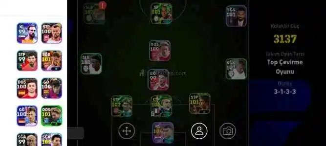 eFootball Mobile 3900 Coinli Hesap