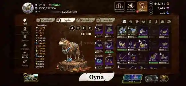 78 Level The Wolf (Kurt) Oyunu