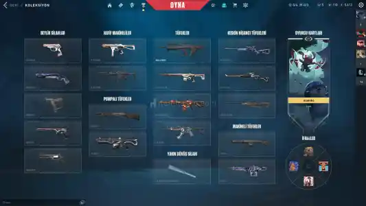 Valo Bicakli Vandalli Phantomlu Mainlik Hesap