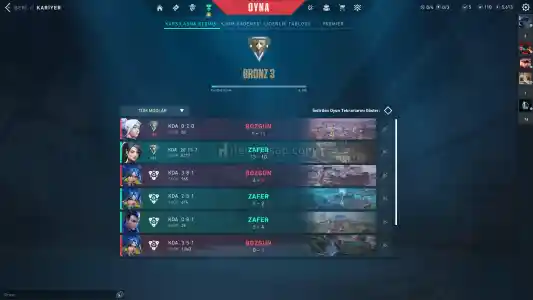 Valo Bicakli Vandalli Phantomlu Mainlik Hesap