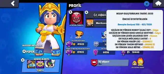 Brawl stars dolular dolusu hesap