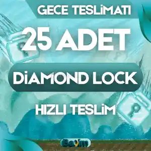 25 Adet Diamond Lock (DL) Hizli Teslim