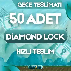 50 Adet Diamond Lock (DL) Hizli Teslim