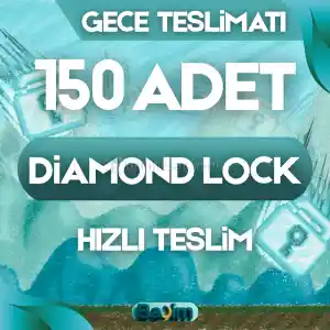 150 Adet Diamond Lock (DL) Hizli Teslim