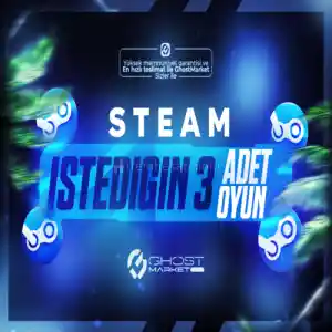 Garantili | İstediğiniz 3 Oyun + Destek