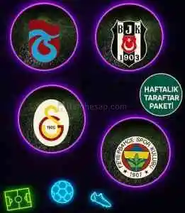 1 Haftalık Taraftar paketi Android TV Smart TV