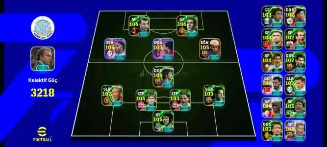 eFootball 2026 | 3218 Team Strength | Efsaneli Kollektif Kadro | Tek Bağ