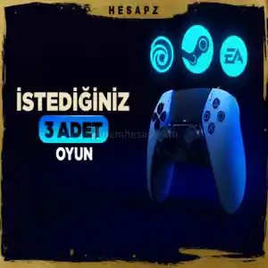 İstediğiniz 3 Oyun + Garanti