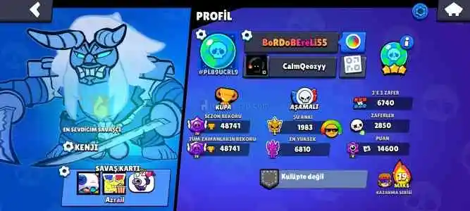 ?Brawl stars 48k hesap Hiperşarj kostümlerinin çoğu açık.?