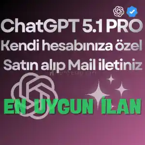⭐Kendi Hesabiniza ChatGpt PRO 5.2 - 1 Aylik⭐