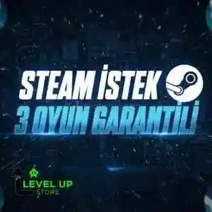 İstediğiniz 3 Oyun Steam + Garanti