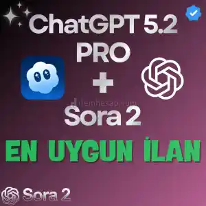 ⭐Kendi Hesabiniza ChatGpt PRO 5.2 - 1 Aylik⭐