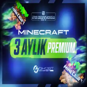 3 Aylık Minecraft Premium + Garanti