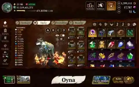 The wolf hesap 90 lvl