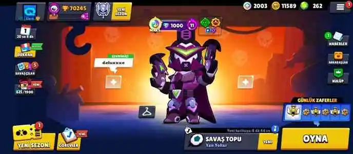 Brawstars hesap 70 k