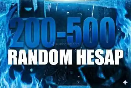 200-500 Skin Garantili Random Hesap⭐