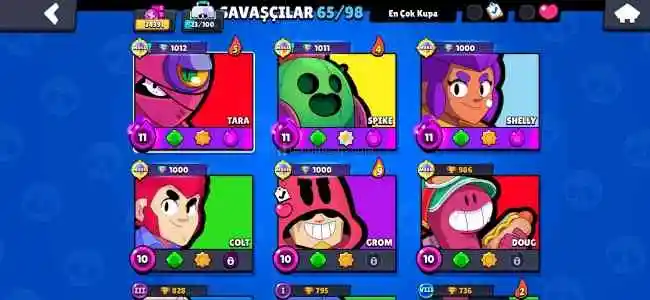 Brawl Stars Kostümlü Hesap