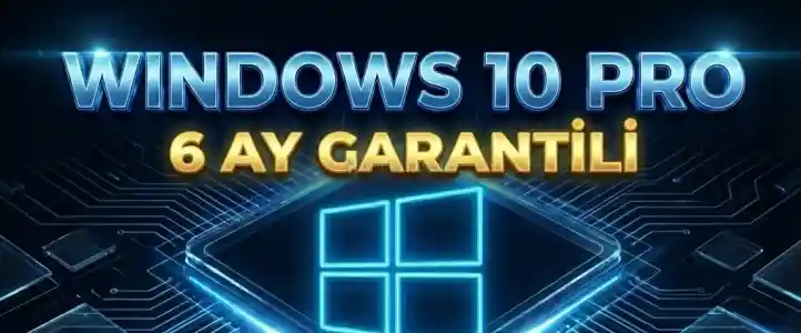 Windows 10 Pro Key | Format Sonrası Gitmez | Türkçe Destek