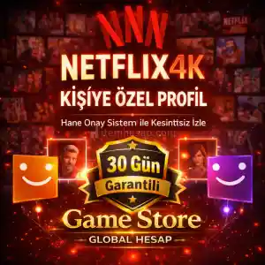 ⭐Yilbaşi Özel⭐ Netflix 4K UHD 30 GÜN Garanti Kişiye Özel TV Onayli