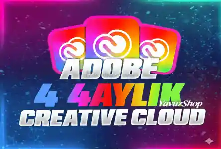 4 Aylık Adobe Creative Cloud + Yapay Zeka | Garantili Kişisel