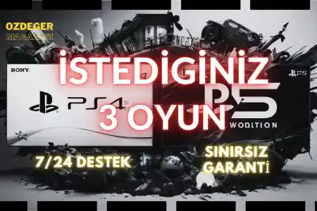 Istediğiniz 3 PSN Oyunu En Uygun+Bonus
