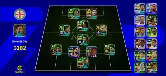 3182 105 Puskas 106 Cruyf Mükemmel Hesap