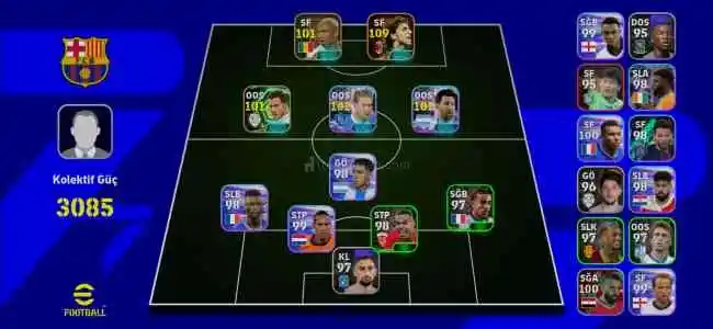 ? eFootball 3085 Güç | 110 İbrahimoviç | Hazır Hesap ?