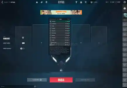 DİA 1 Vandal 2 Biçak Skinli Mail Değişen Valorant Hesap